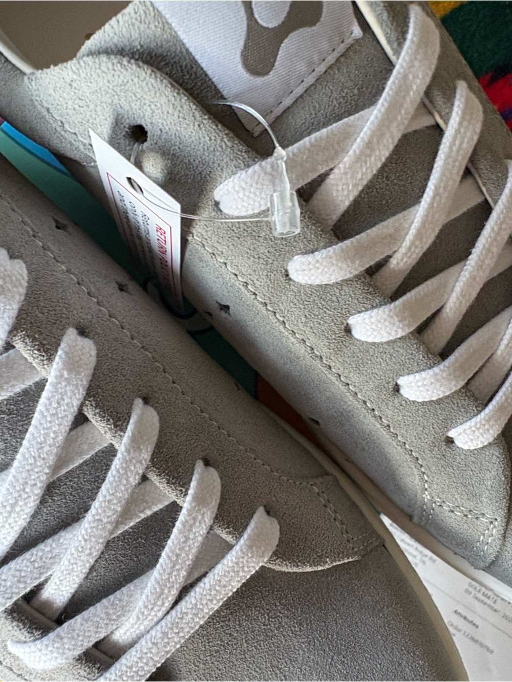 Lazo Women's Gray Suede Lace-Up Sneakers - Picture 3 of 3